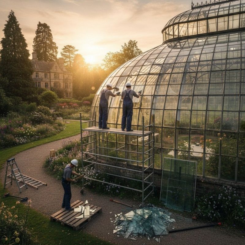 Solarium Glass Repair